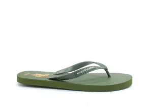 U.S. POLO ASSN. Ciabatta Infradito Gomma Verde Militare