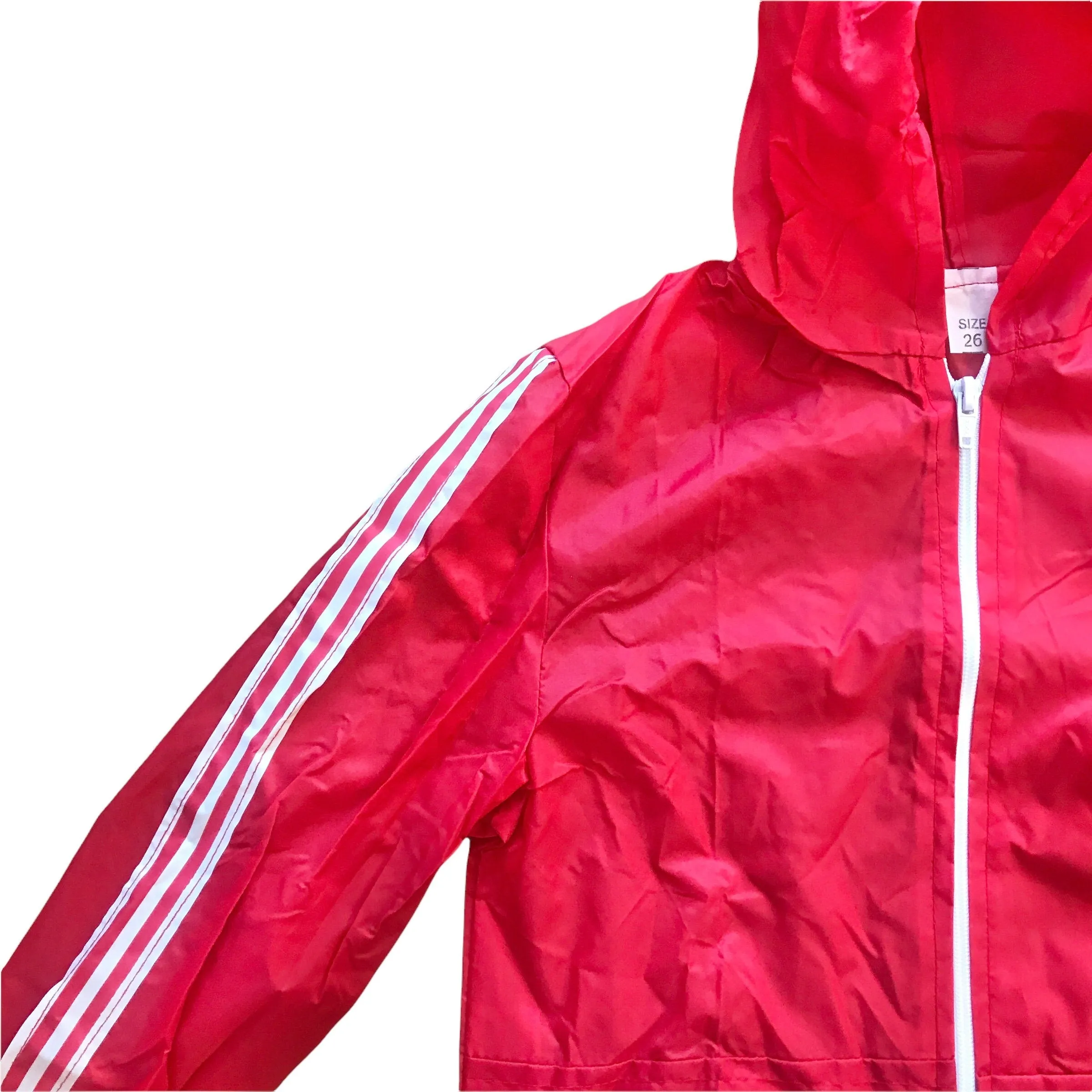 Vintage 1980's Red Windbreaker / 5-6Y