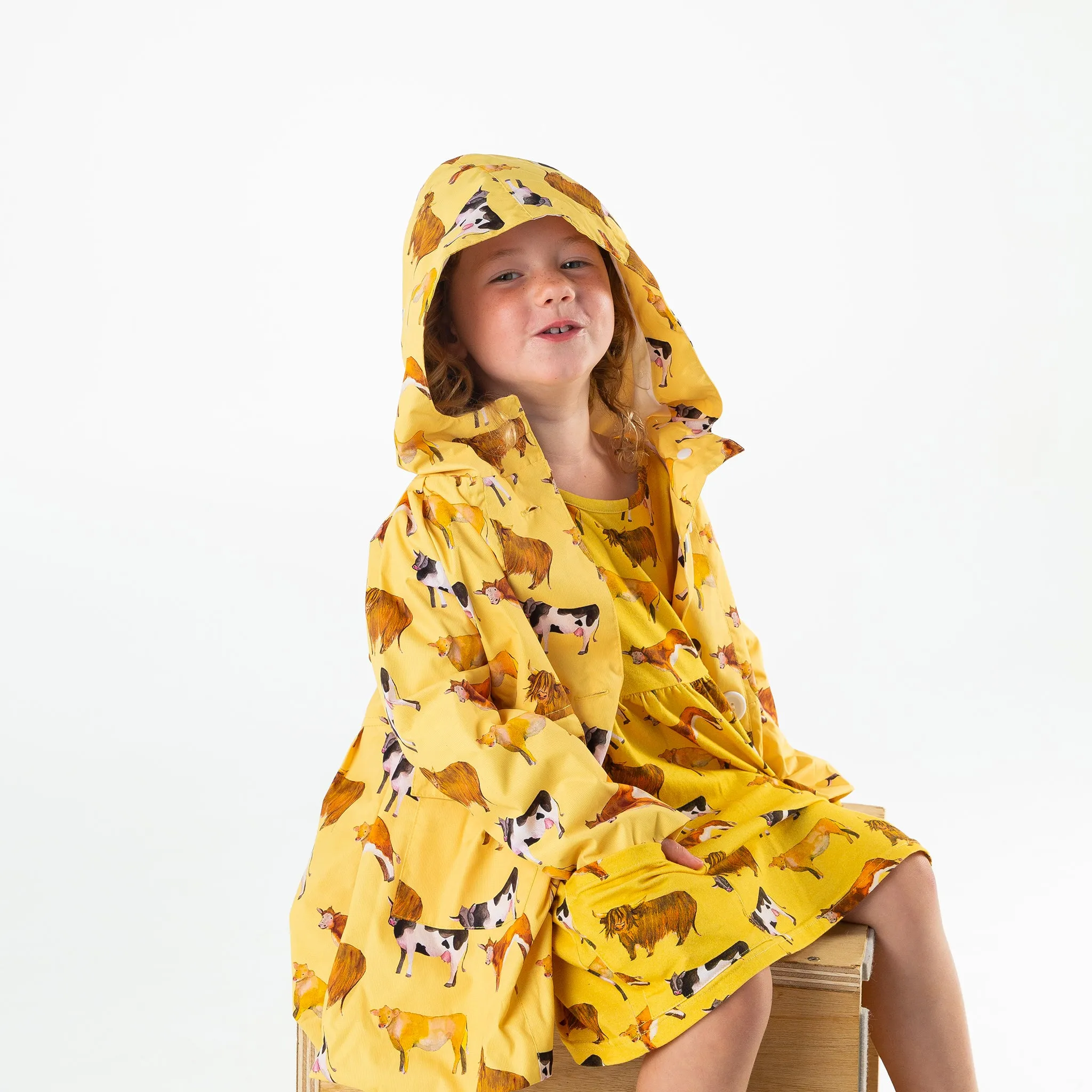 Vintage Cows Raincoat