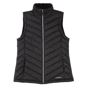 Women's Quilted Faux Fur Puffer Vest