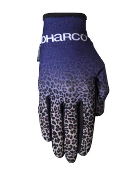 Womens Race Glove | Purple Leopard