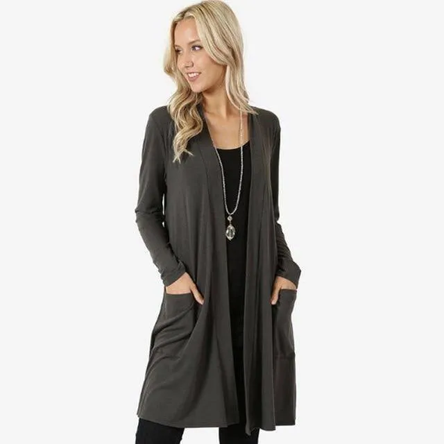 Women's Sweaters Casual Loose Cardigans Single Breasted Puff Hooded Coat