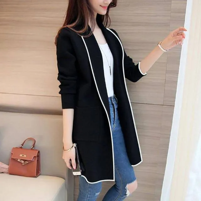 Women's Sweaters Casual Loose Cardigans Single Breasted Puff Hooded Coat