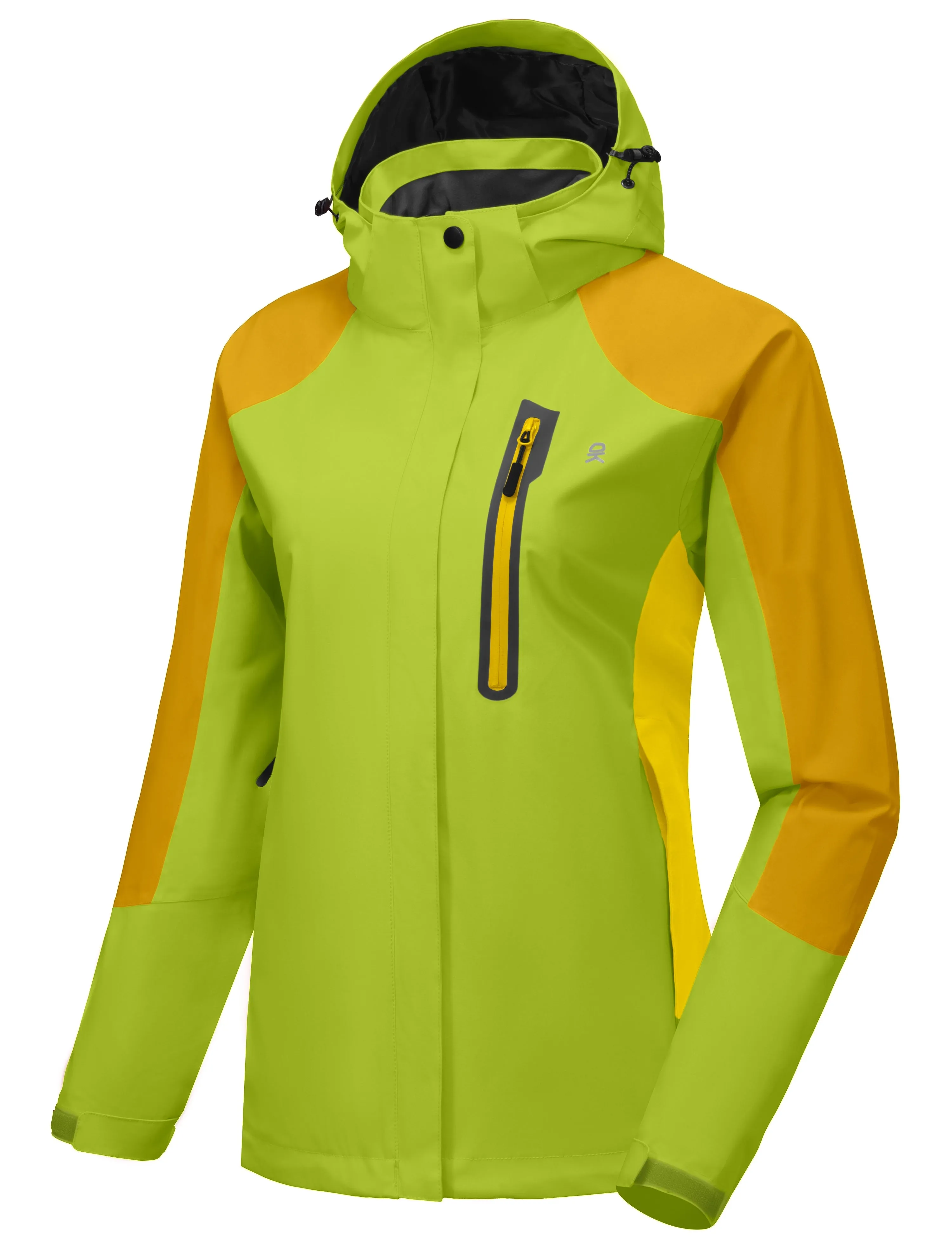 Women's Waterproof Hiking Travel Shell Breathable Rain Jacket